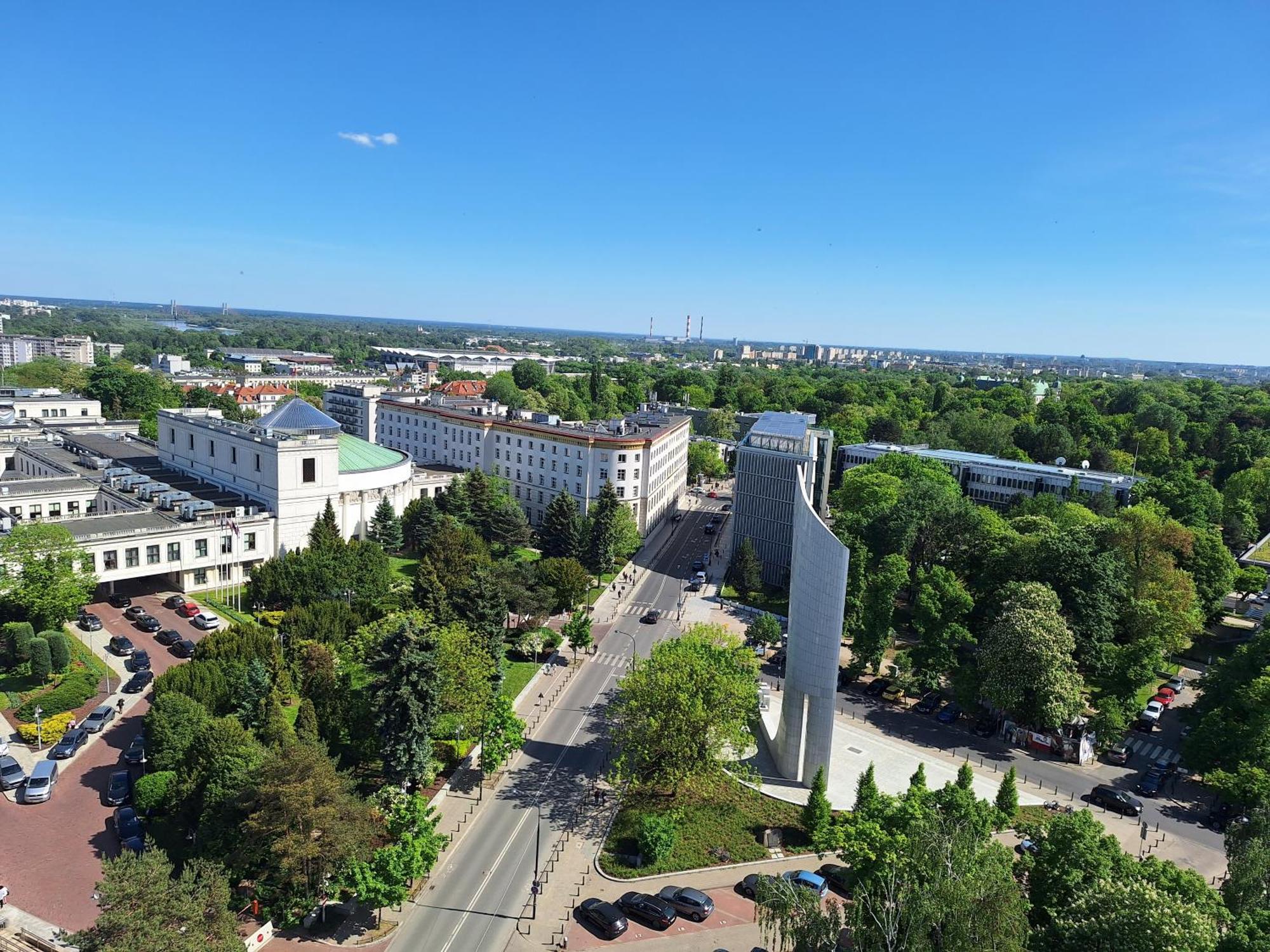 Apartament Wiejska 9 Warschau Exterior foto