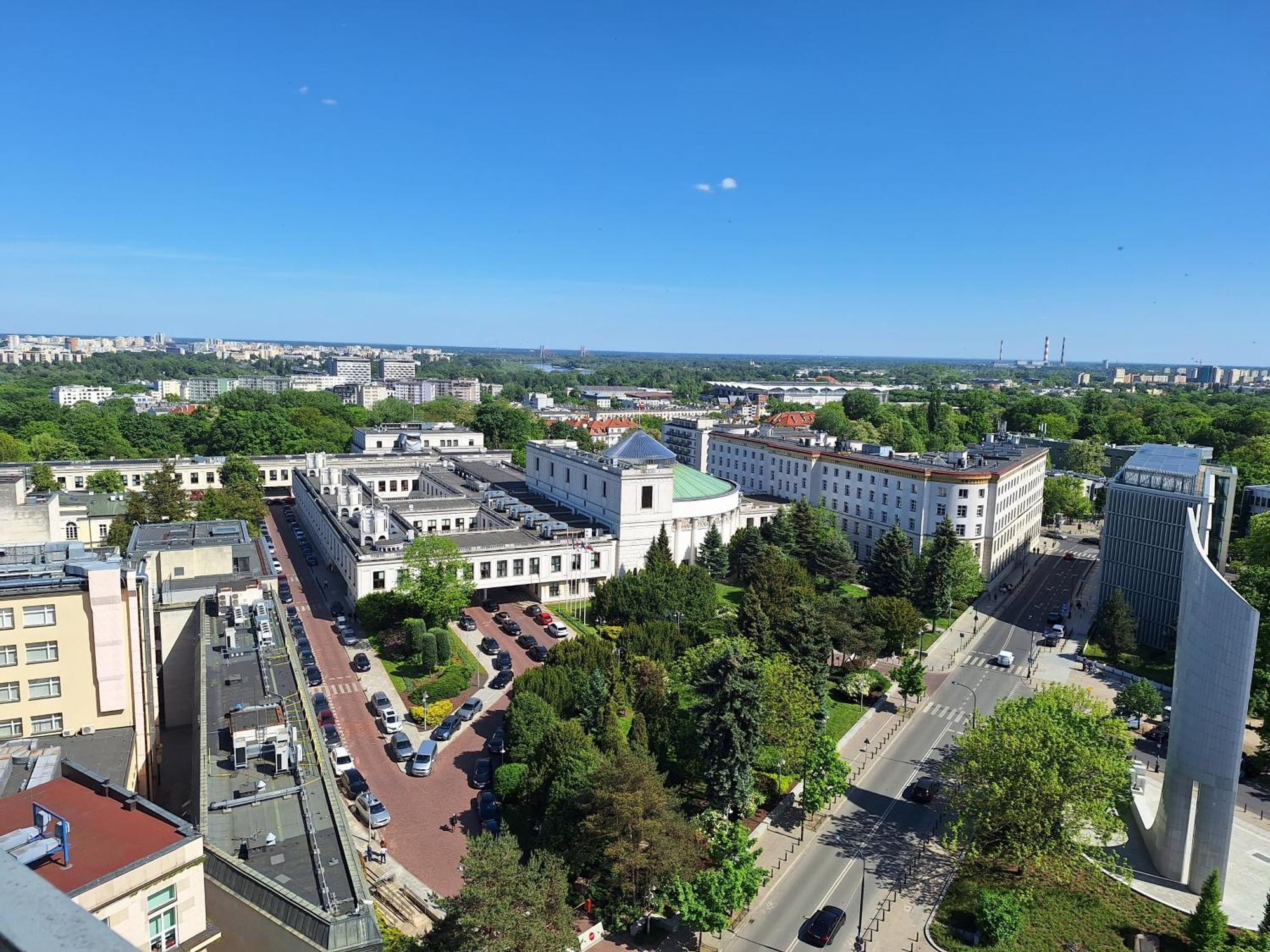 Apartament Wiejska 9 Warschau Exterior foto